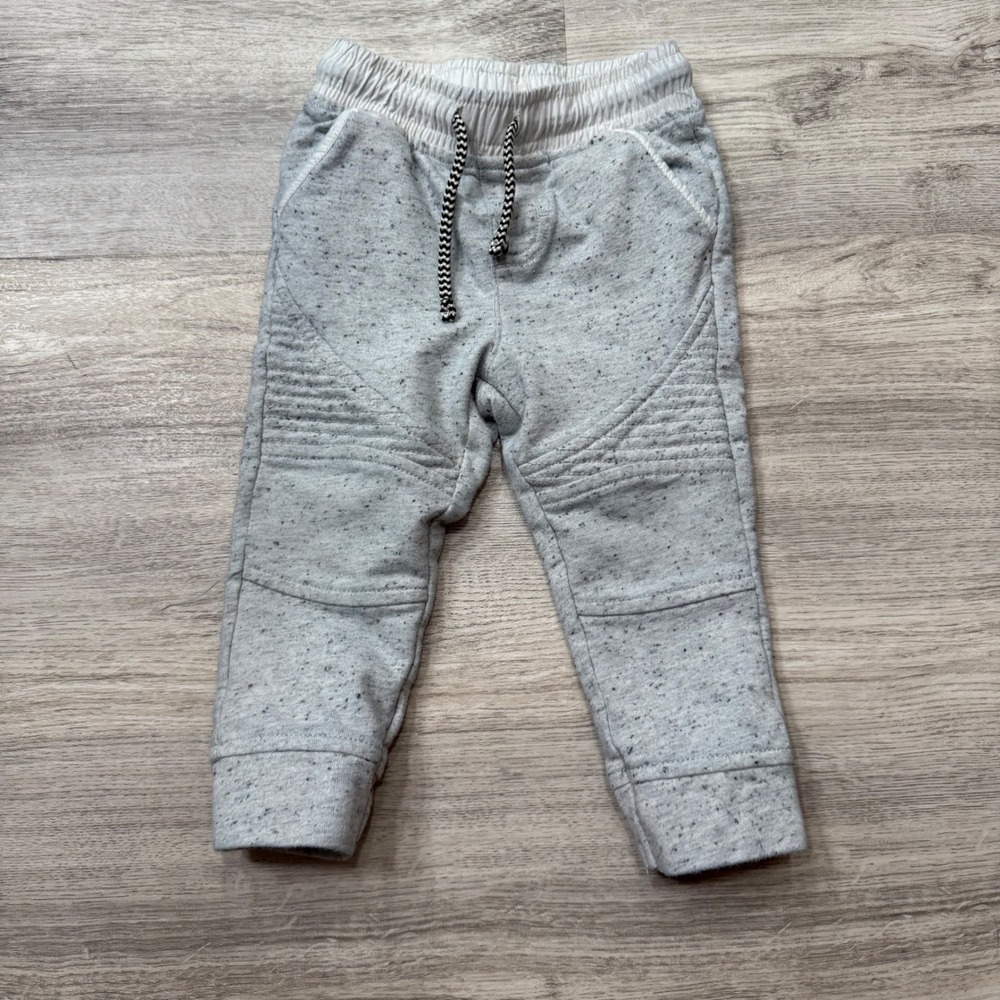 Genuine Kids OshKosh‎ Gray Moto Jogger Sweatpants - 18M